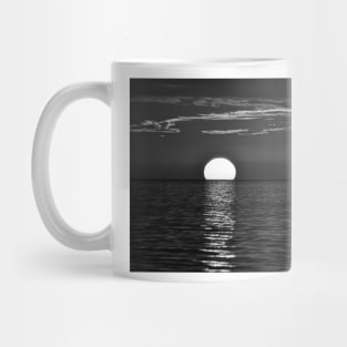 Black and White Sunset Mug